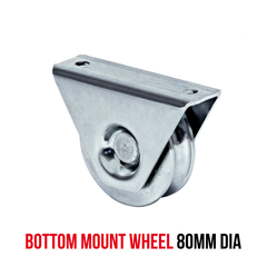 Bottom Mount Wheel 80mm
