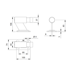 Hydraulic Gate Stop Bolt-on