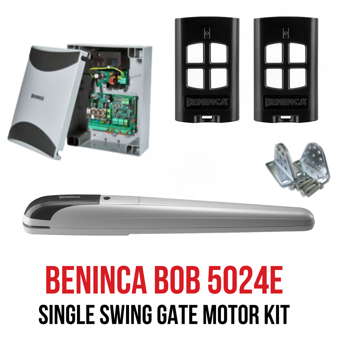 BENINCA BOB 5024E Single Swing Gate Motor Kit