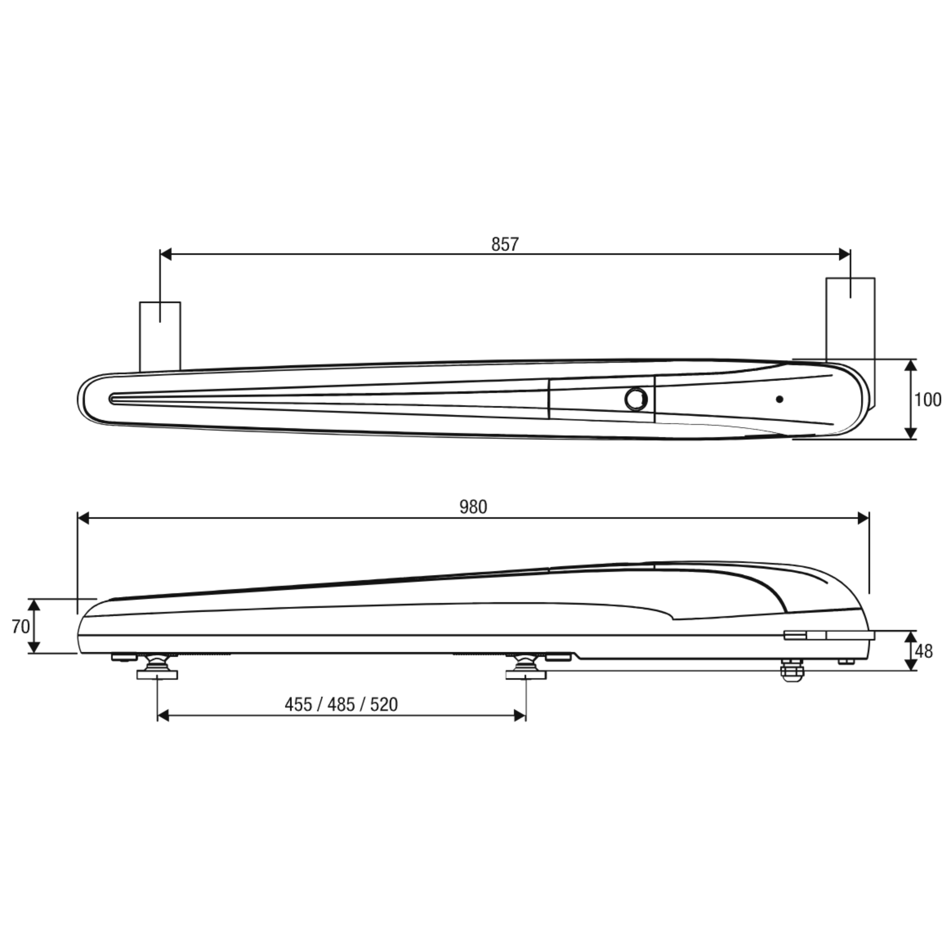 BENINCA BOB 5024E Single Swing Gate Motor